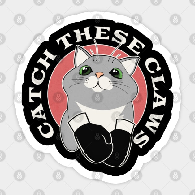 Catch these Arms - cute Kittie Sticker by ALCOHOL